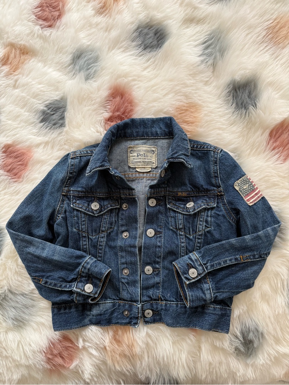 Ralph Lauren Polo  Blue  Denim Toddler Trucker Jacke…Size 3T